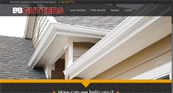 Desktop Screenshot of bandbgutters.com